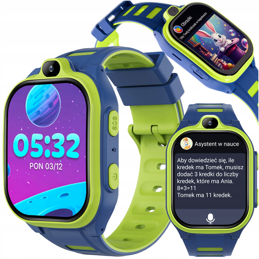 Smartwatch Forever Kids Boost KW-530 Call, Μπλε