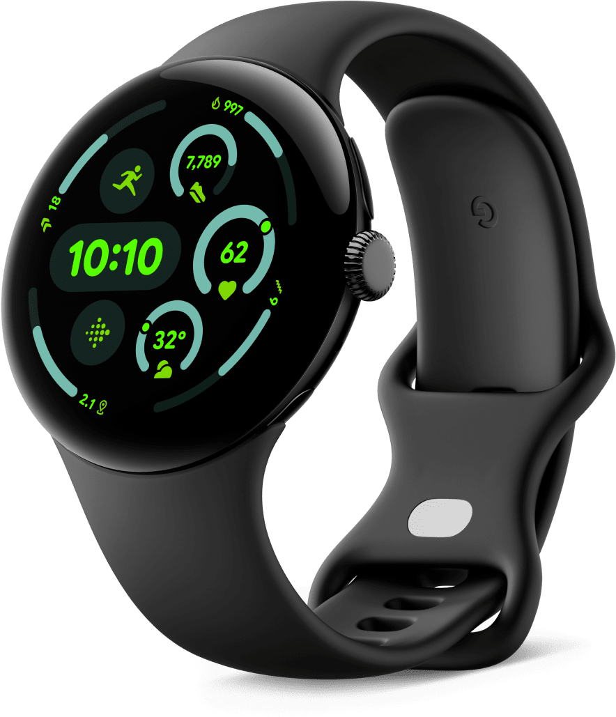 Smartwatch Google Pixel Watch 3, 45mm, Μαύρο GA05785-DE