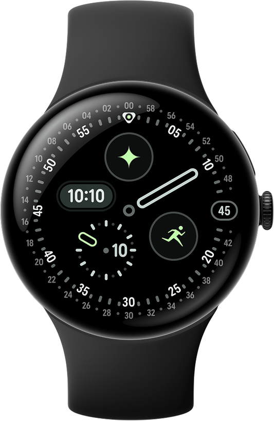 Smartwatch Google Pixel Watch 4, 45mm, Wi-Fi, Μαύρο GA09962-EU