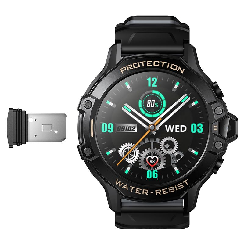 Smartwatch HOCO Y107 Kids Call, Μαύρο, Επανασφραγισμένο