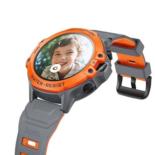 Smartwatch HOCO Y107 Kids Call, Πορτοκαλί