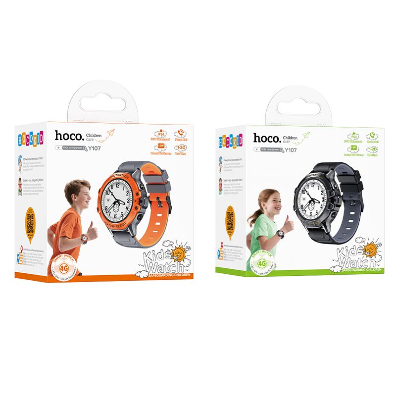 HOCO Y107 Kids Call Smartwatch, Orange