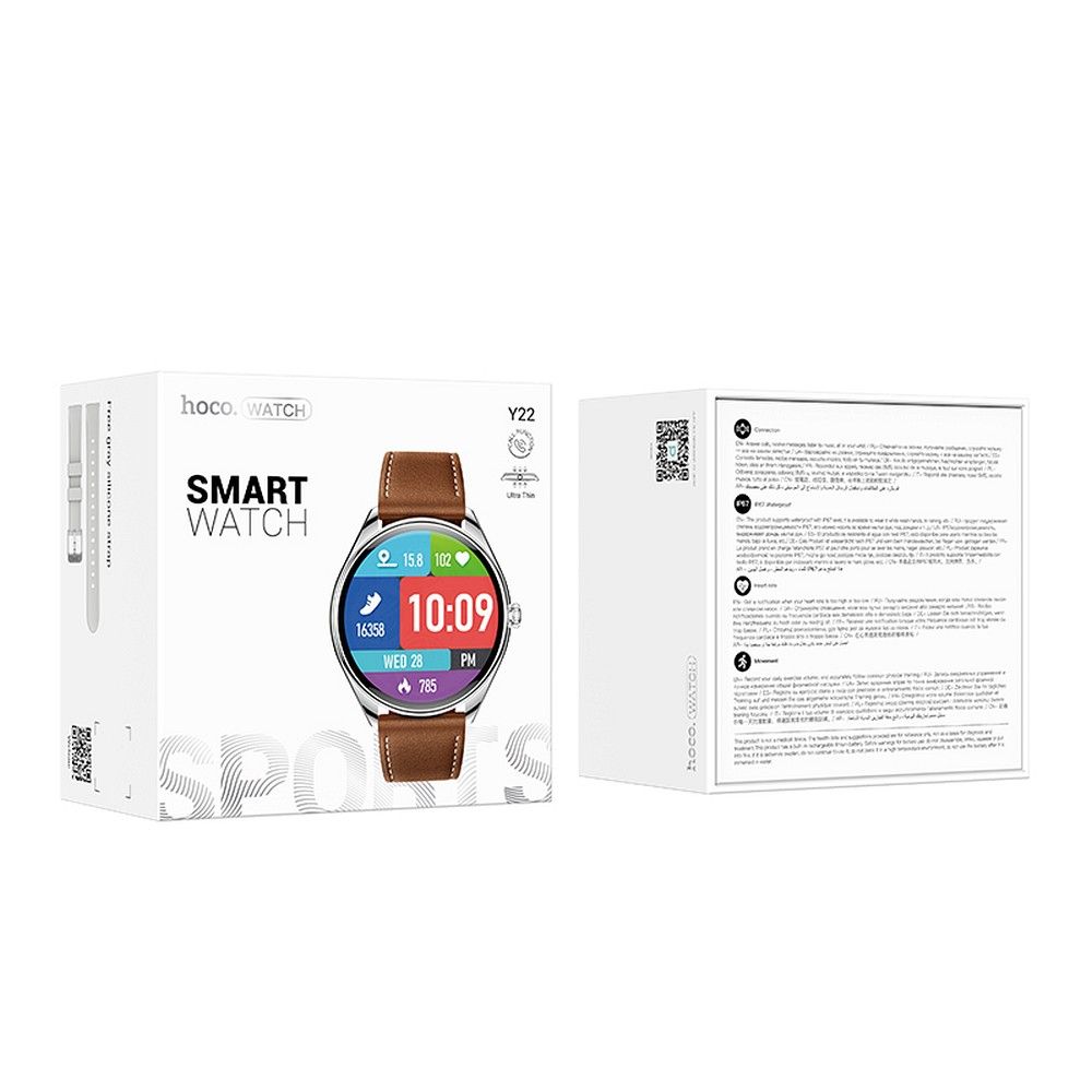 Smartwatch HOCO Y22, Silver