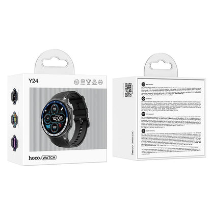 Smartwatch HOCO Y24 Call, Μαύρο