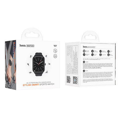 Smartwatch HOCO Y27 Call, Μαύρο