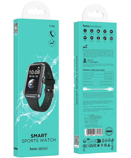 Smartwatch HOCO Y34 Call, Μαύρο