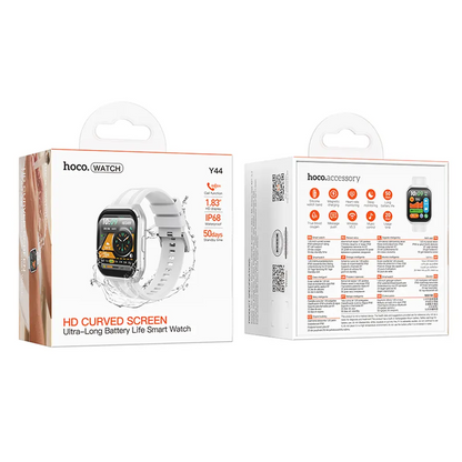 Smartwatch HOCO Y44 Call, Ασημί