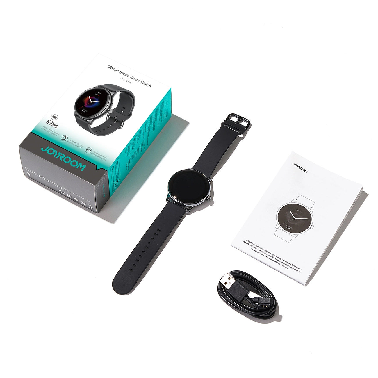 Smartwatch Joyroom JR-FC1 Pro Call, Μαύρο
