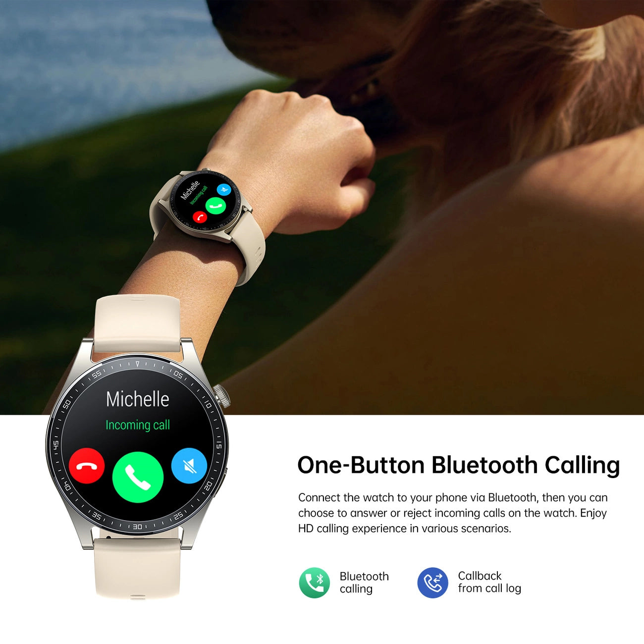 Smartwatch Joyroom JR-FC2 Call, Χρυσό 