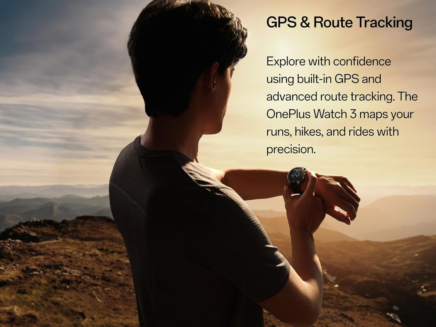 Smartwatch OnePlus Watch 3, 46mm, Μαύρο 5491100340