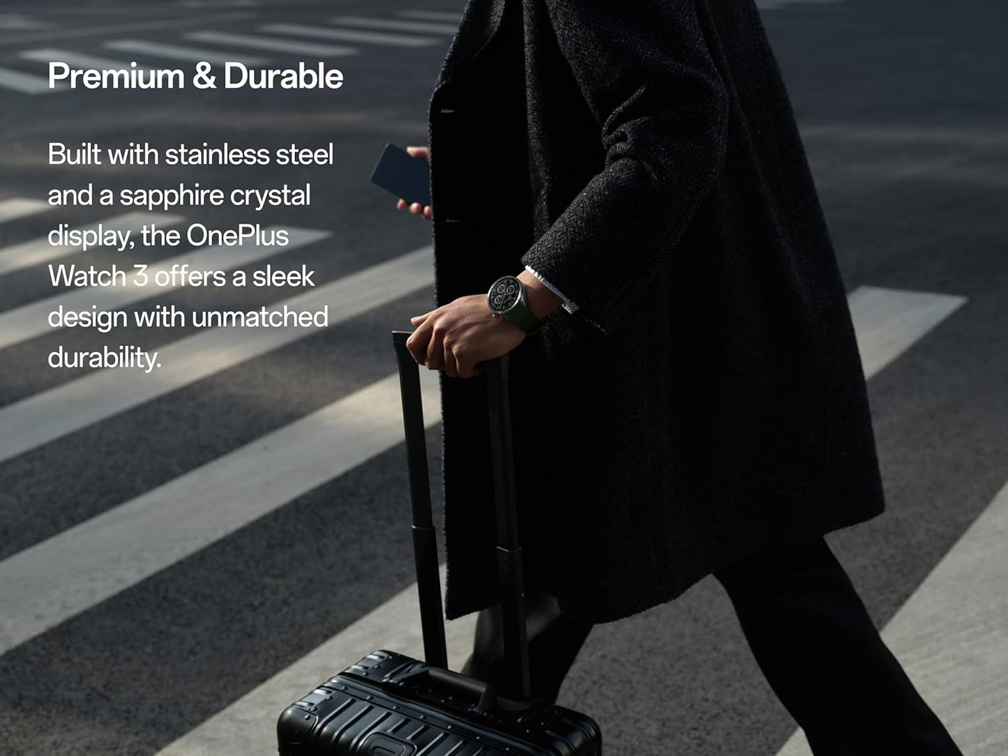 Smartwatch OnePlus Watch 3, 46mm, Μαύρο 5491100340