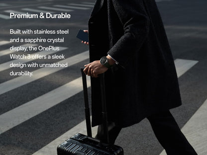 Smartwatch OnePlus Watch 3, 46mm, Μαύρο 5491100340