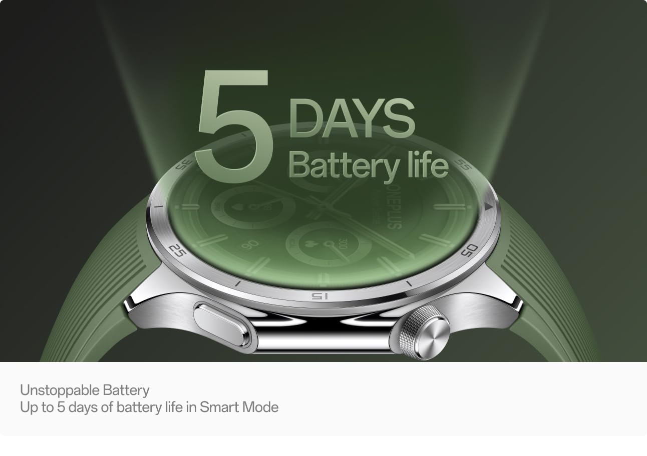 Smartwatch OnePlus Watch 3, 46mm, Μαύρο 5491100340