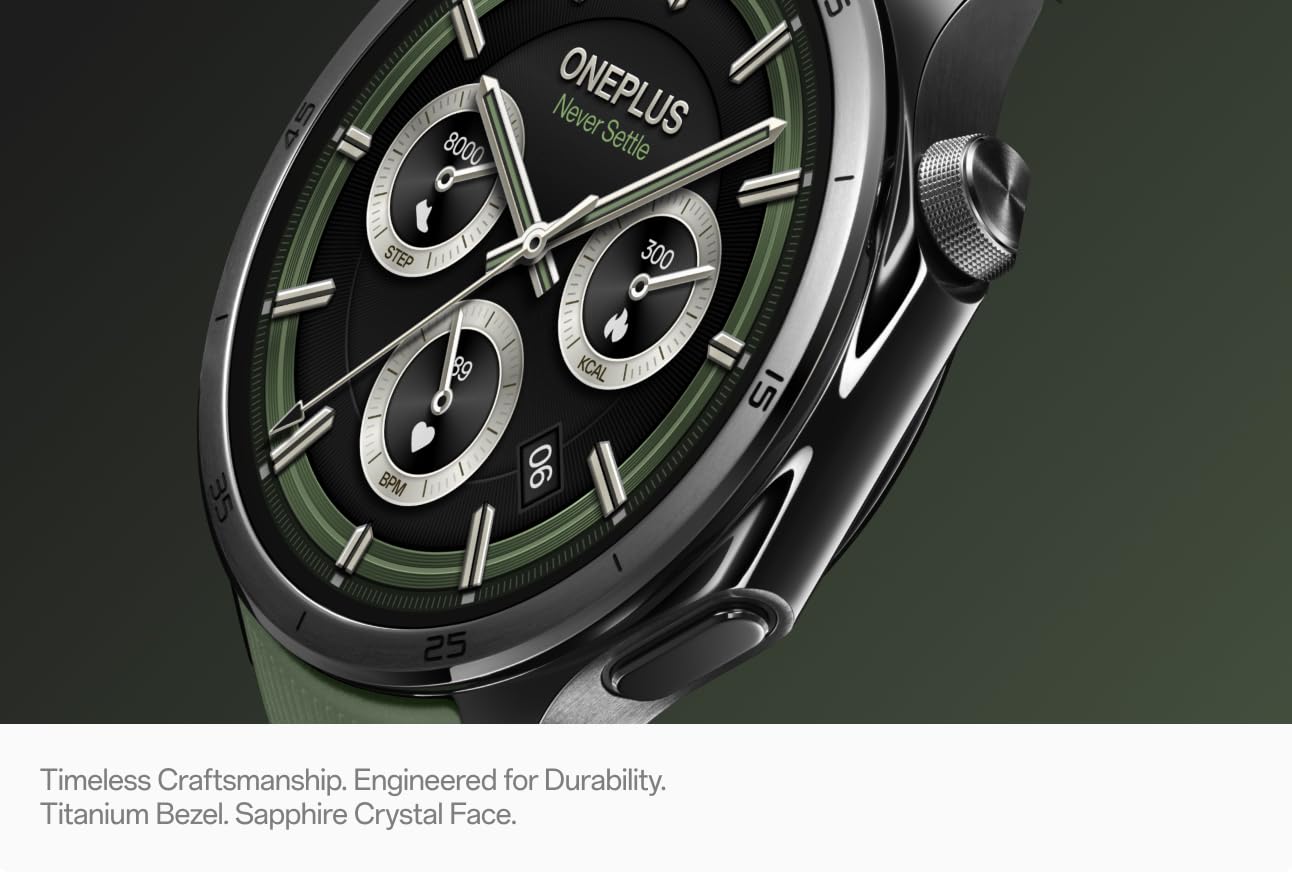 Smartwatch OnePlus Watch 3, 46mm, Μαύρο 5491100340