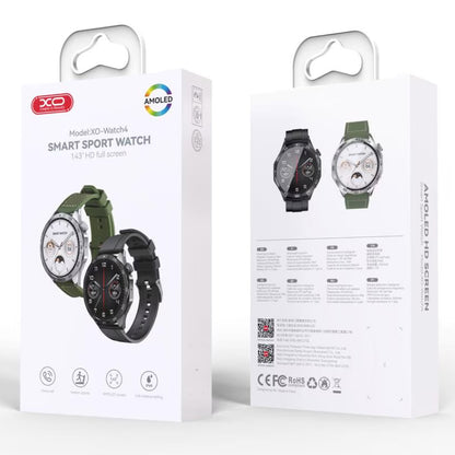 Smartwatch XO Design 4, Μαύρο 