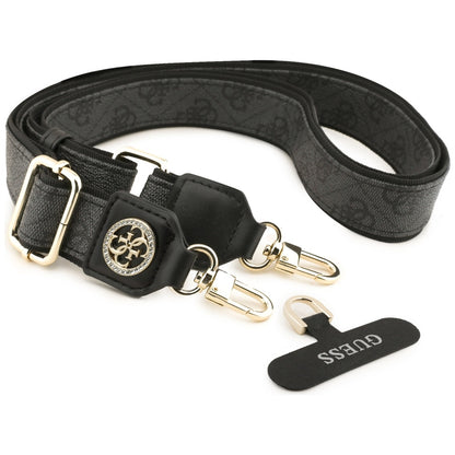 Κορδόνι Τηλεφώνου Guess 4G Strass Μεταλλικό Λογότυπο, Μαύρο