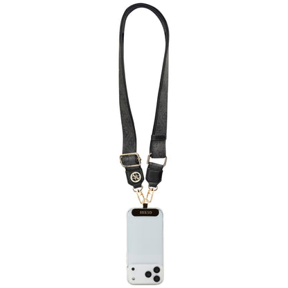 Κορδόνι Τηλεφώνου Guess 4G Strass Μεταλλικό Λογότυπο, Μαύρο