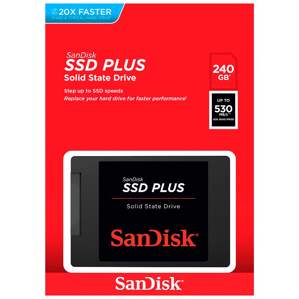 Solid State Drive (SSD) SanDisk Plus, 240GB, 2.5inch, SATA III SDSSDA-240G-G26