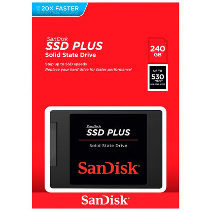 Solid State Drive (SSD) SanDisk Plus, 240GB, 2.5inch, SATA III SDSSDA-240G-G26