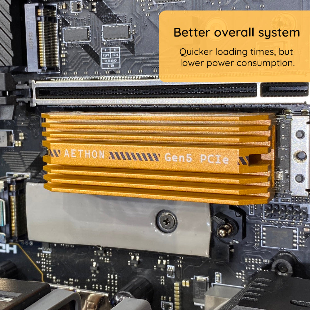 Solid State Drive (SSD) Dato Ares Aethon, NVME M.2, PCIe Gen5x4, 1TB, Μαύρο ARSAT-1TB