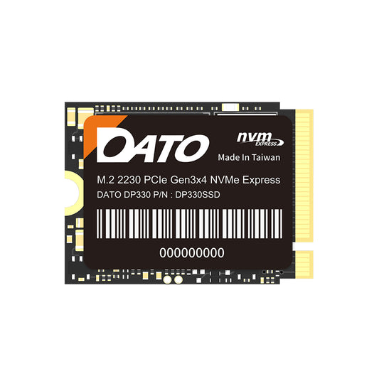 Solid State Drive (SSD) Dato DP330, NVME M.2 2230, PCIE Gen3x4, 2TB, Μαύρο DP330SSD-2TB