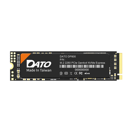 Solid State Drive (SSD) Dato DP800, NVME M.2 2280, PCIe, 512GB, Μαύρο DP800SSD-512GB