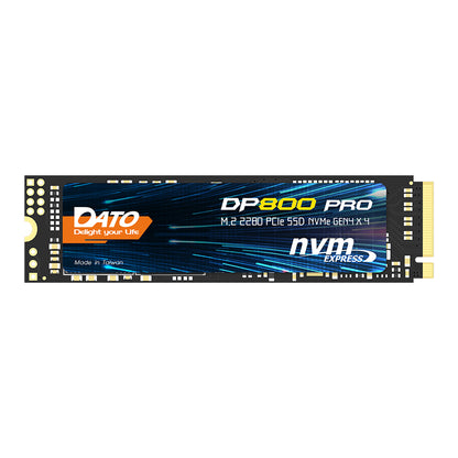 Solid State Drive (SSD) Dato DP800 Pro, NVME M.2 2280, PCIe, 4TB, Μαύρο DP800PSSD-4TB
