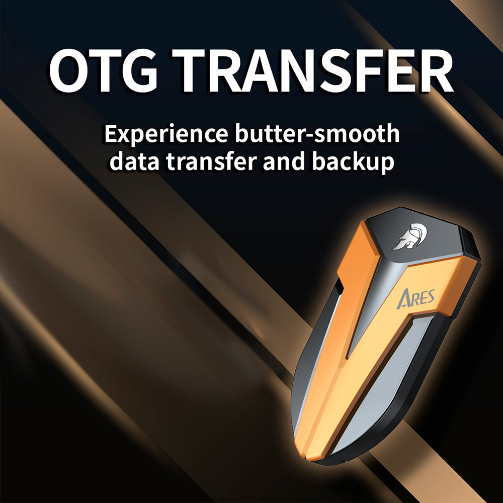 Solid State Drive (SSD Εξωτερικός) Dato Ares Amber Shield, 2TB, Μαύρο ARSASE-2TB