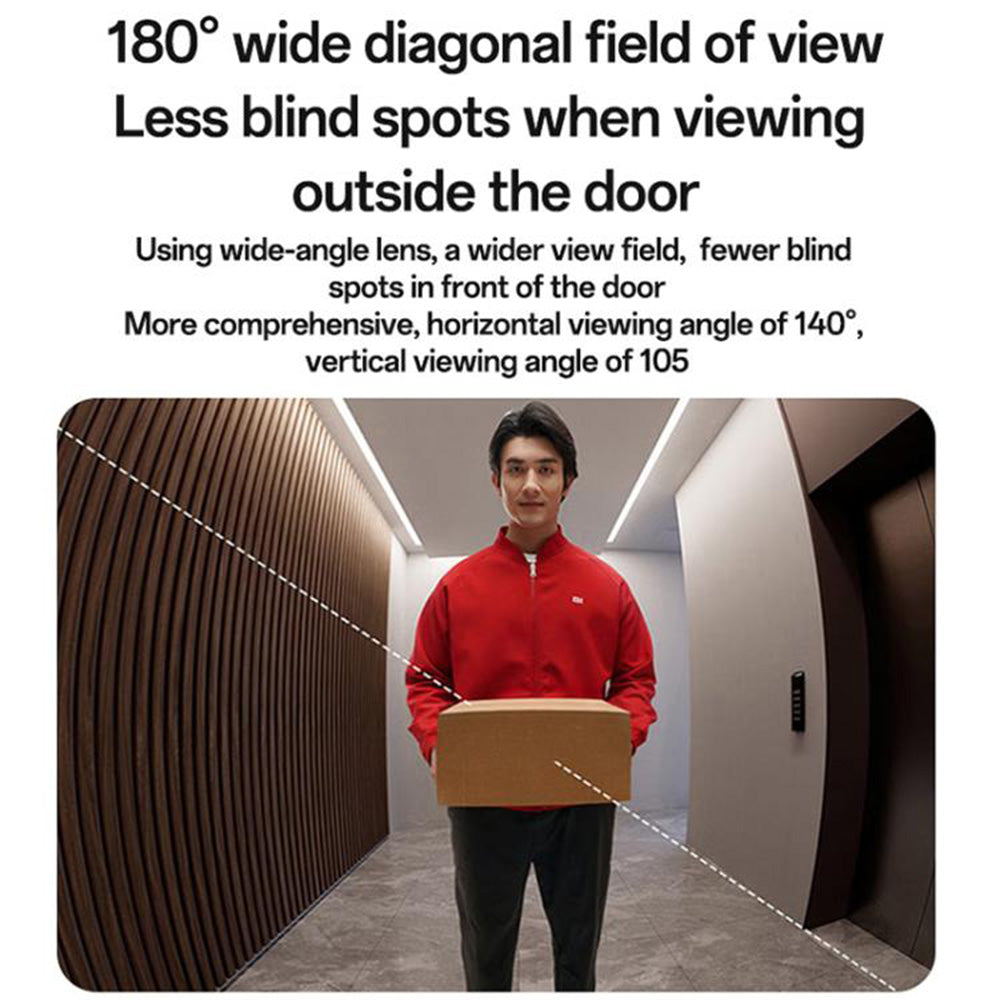 Κουδούνι Yesido KM27, Wi-Fi, 2K, Λευκό