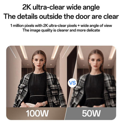 Κουδούνι Yesido KM27, Wi-Fi, 2K, Λευκό