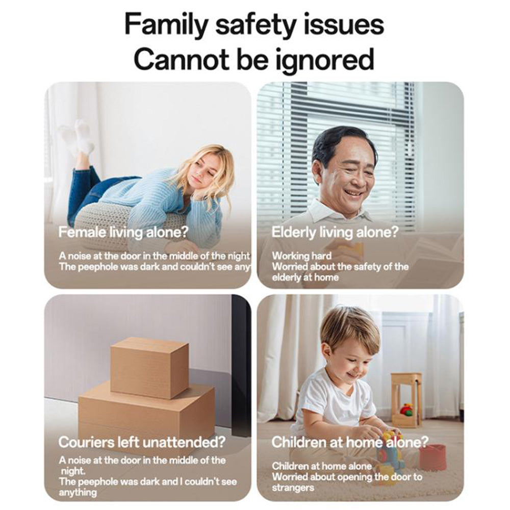 Κουδούνι Yesido KM27, Wi-Fi, 2K, Λευκό