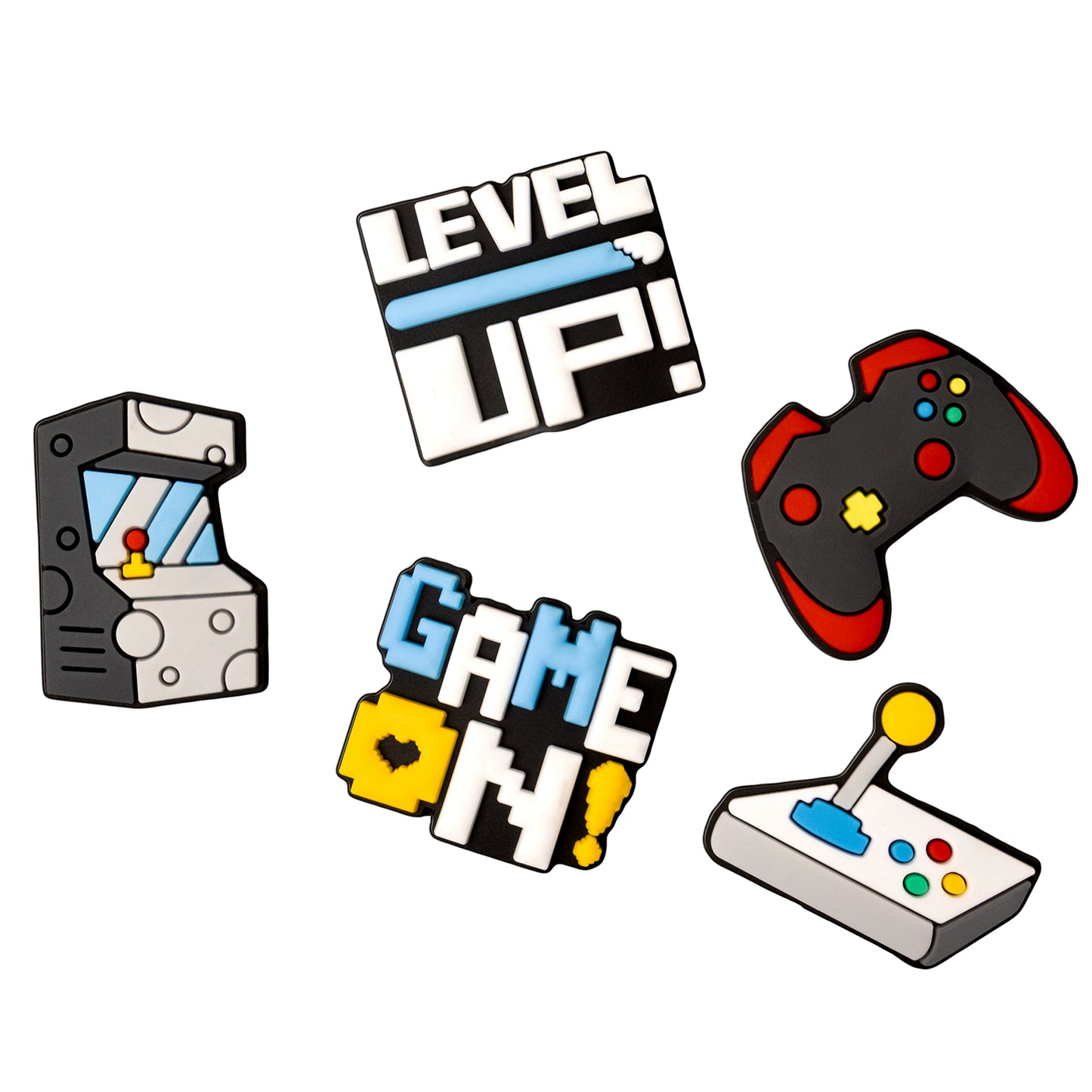 3D OEM GameOn Sticker for Phone / Tablet Case, Set of 5, Multicolor