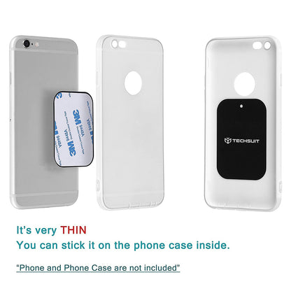 Αυτοκόλλητο Μεταλλικό Techsuit MP04 4σε1, Μαύρο