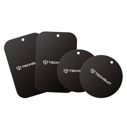 Αυτοκόλλητο Μεταλλικό Techsuit MP04 4σε1, Μαύρο