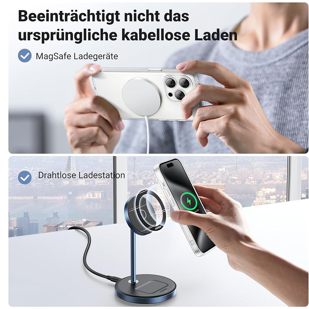 Sticker Μεταλλικό UGREEN LP428 (25766), Σετ 2 τεμαχίων, Μαύρο