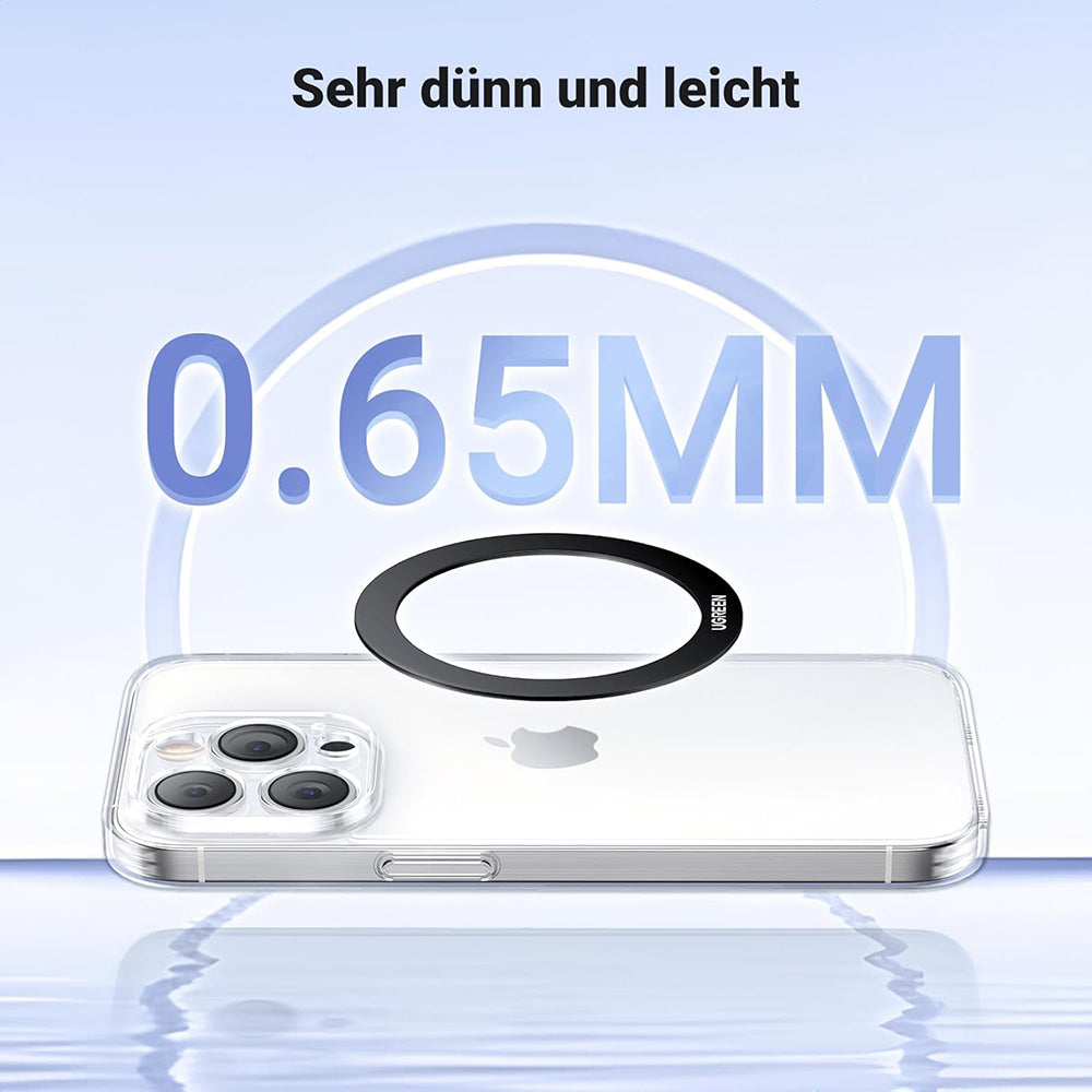 Sticker Μεταλλικό UGREEN LP428 (25766), Σετ 2 τεμαχίων, Μαύρο