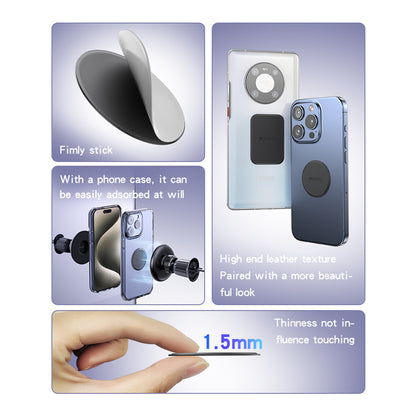 Αυτοκόλλητο Μεταλλικό Yesido C207 2σε1, Μαύρο