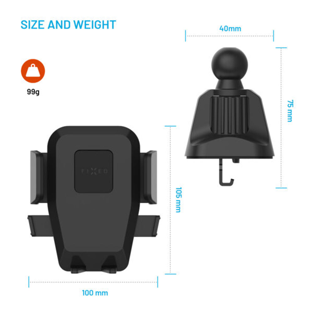 Βάση Αυτοκινήτου Fixed Iconiq Lock, Παγκόσμια, Μαύρη