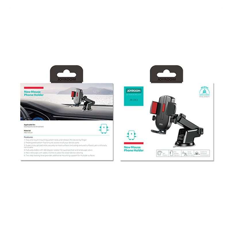 Βάση Αυτοκινήτου Joyroom JR-OK3, 4inch - 6.7inch, Μαύρο