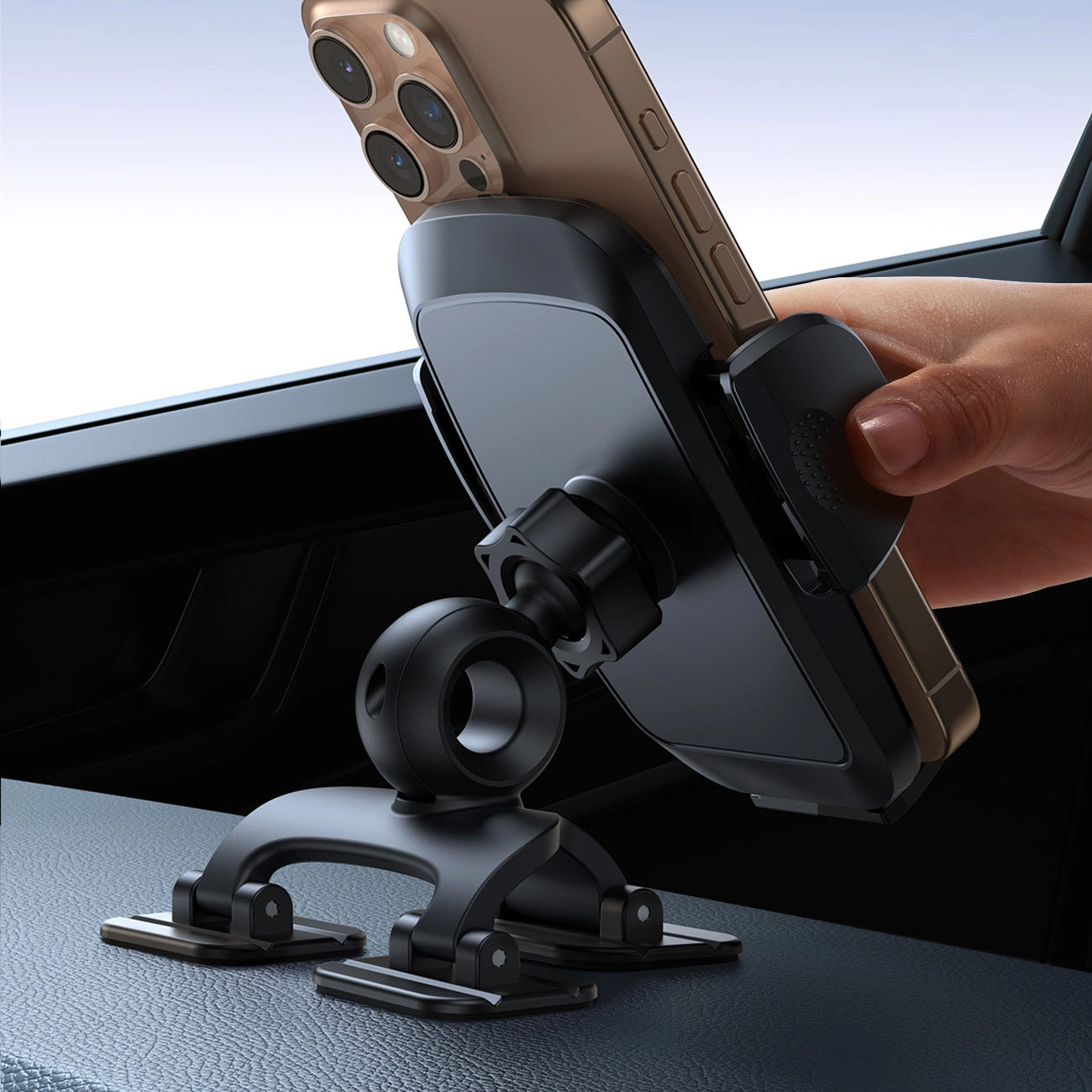 Joyroom JR-ZS259-3 Dash Car Holder, 4.7inch - 6.9inch, Black
