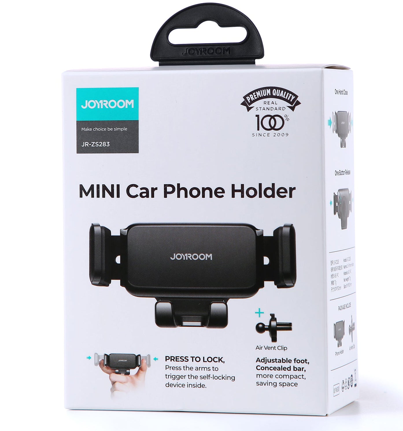Βάση Αυτοκινήτου Joyroom JR-ZS283 Vent, 4.7inch - 6.7inch, Μαύρο