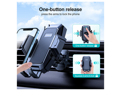 Joyroom JR-ZS285 Car Holder, 4.5inch - 6.5inch, Black