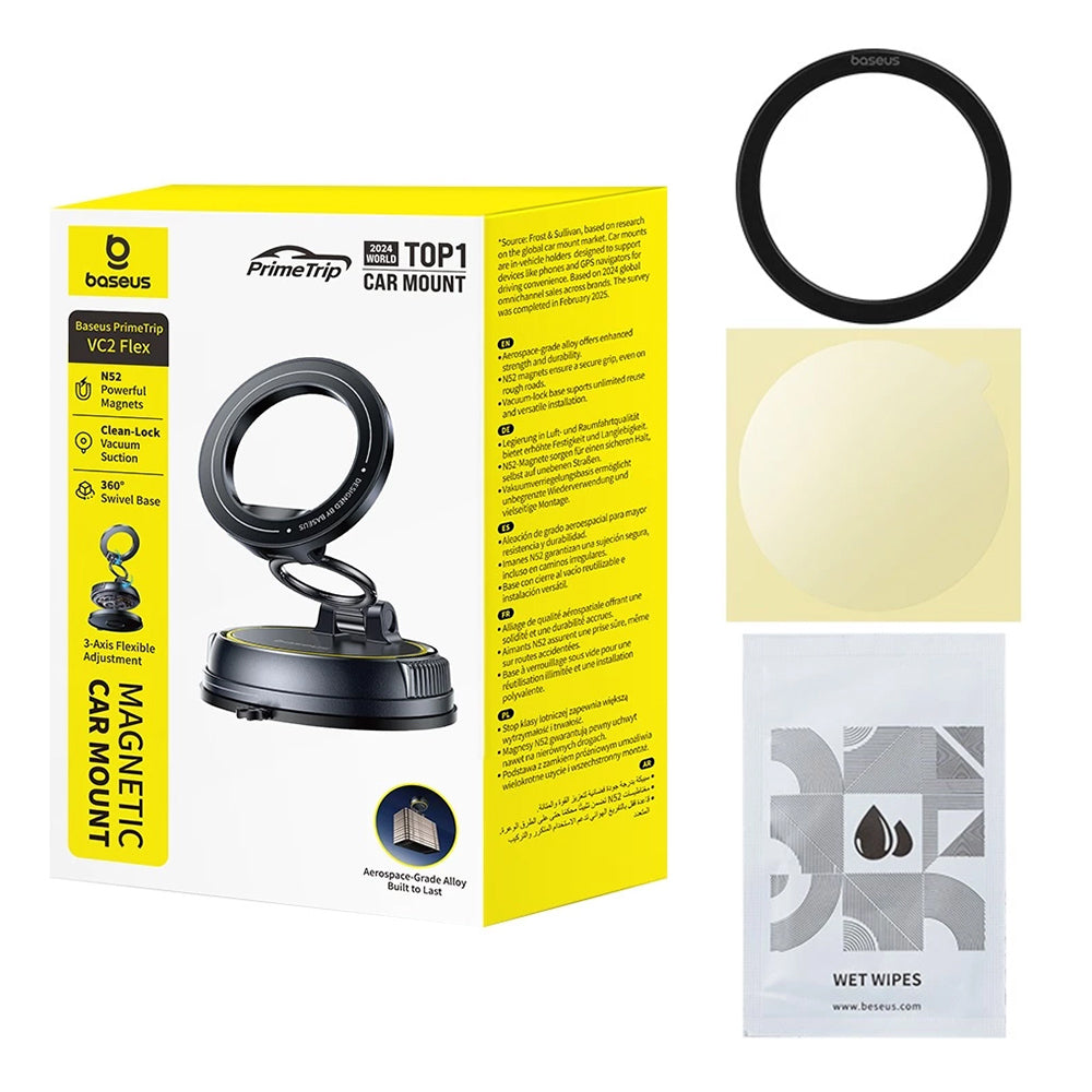 Βάση Αυτοκινήτου Μαγνητική Baseus PrimeTrip VC2 Flex, Παγκόσμια, Μαύρη C0013803
