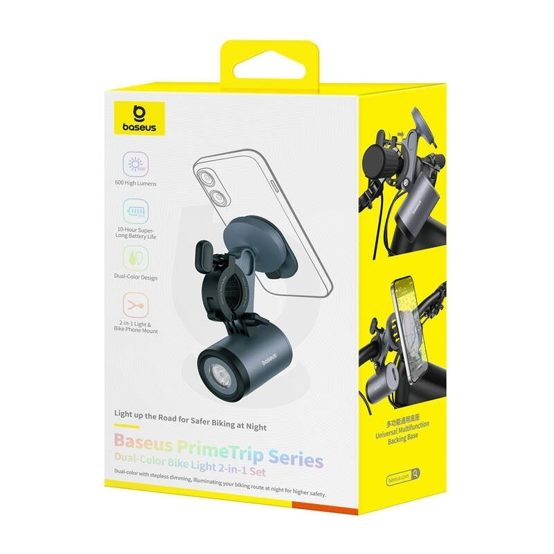 Βάση Ποδηλάτου με Φακό Baseus PrimeTrip, Universal, Μαύρο C12569000121-00