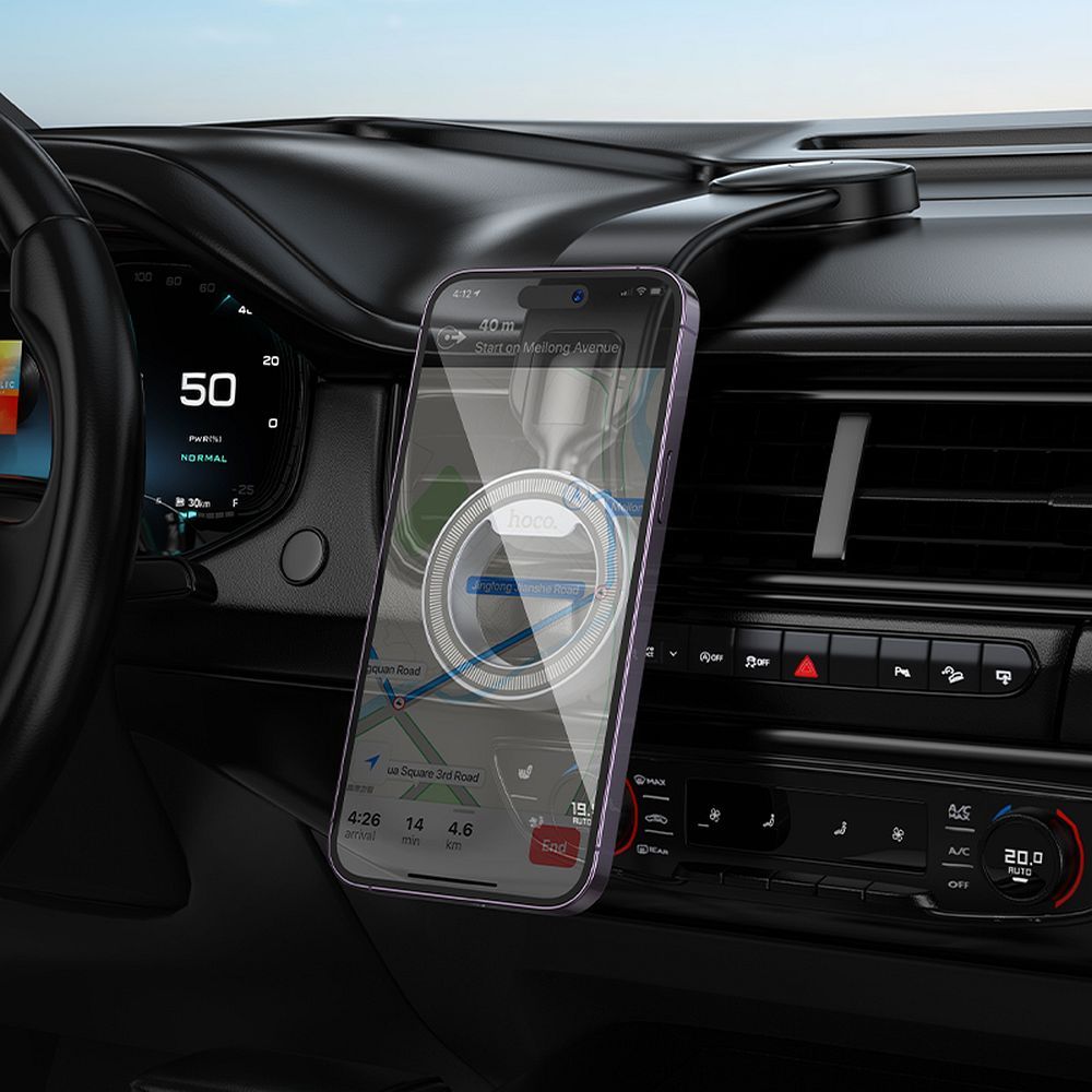 HOCO H71 Universal Magnetic Car Holder, Gray