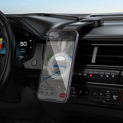 HOCO H71 Universal Magnetic Car Holder, Gray