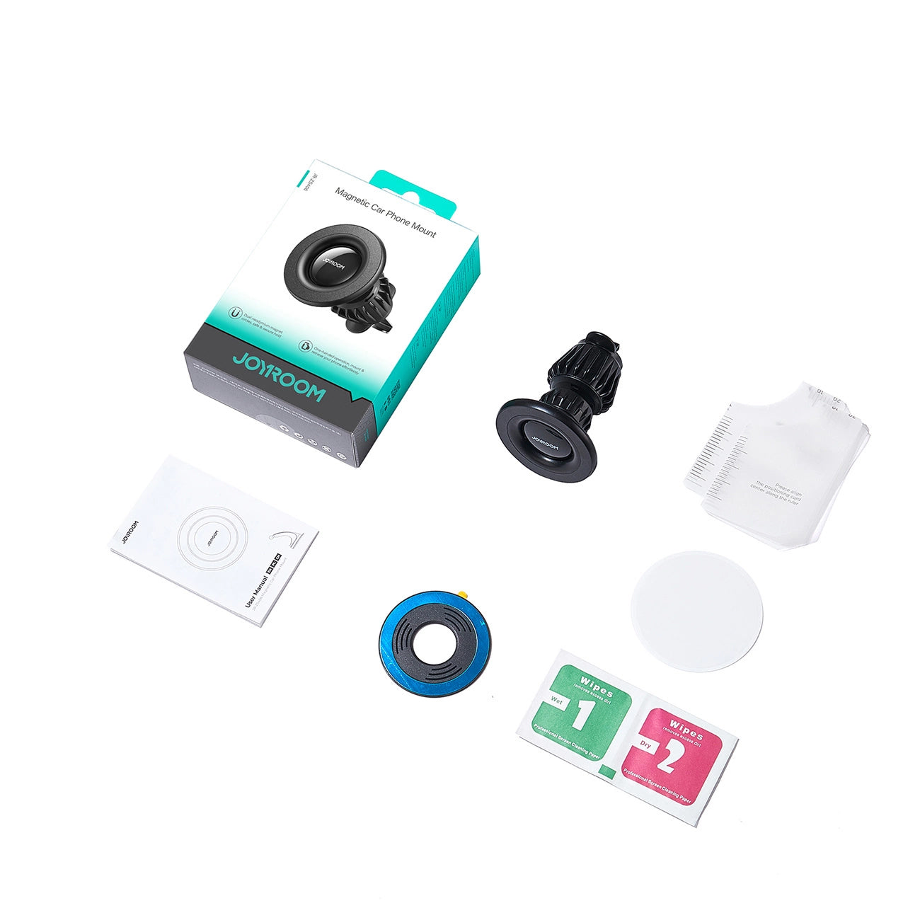 Μαγνητική Βάση Αυτοκινήτου Joyroom JR-ZS406 Air Vent, Παγκόσμια, Μαύρη