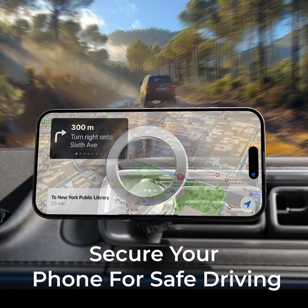 Μαγνητική Βάση Αυτοκινήτου Lisen, Παγκόσμια, Μαύρη YL0223110033