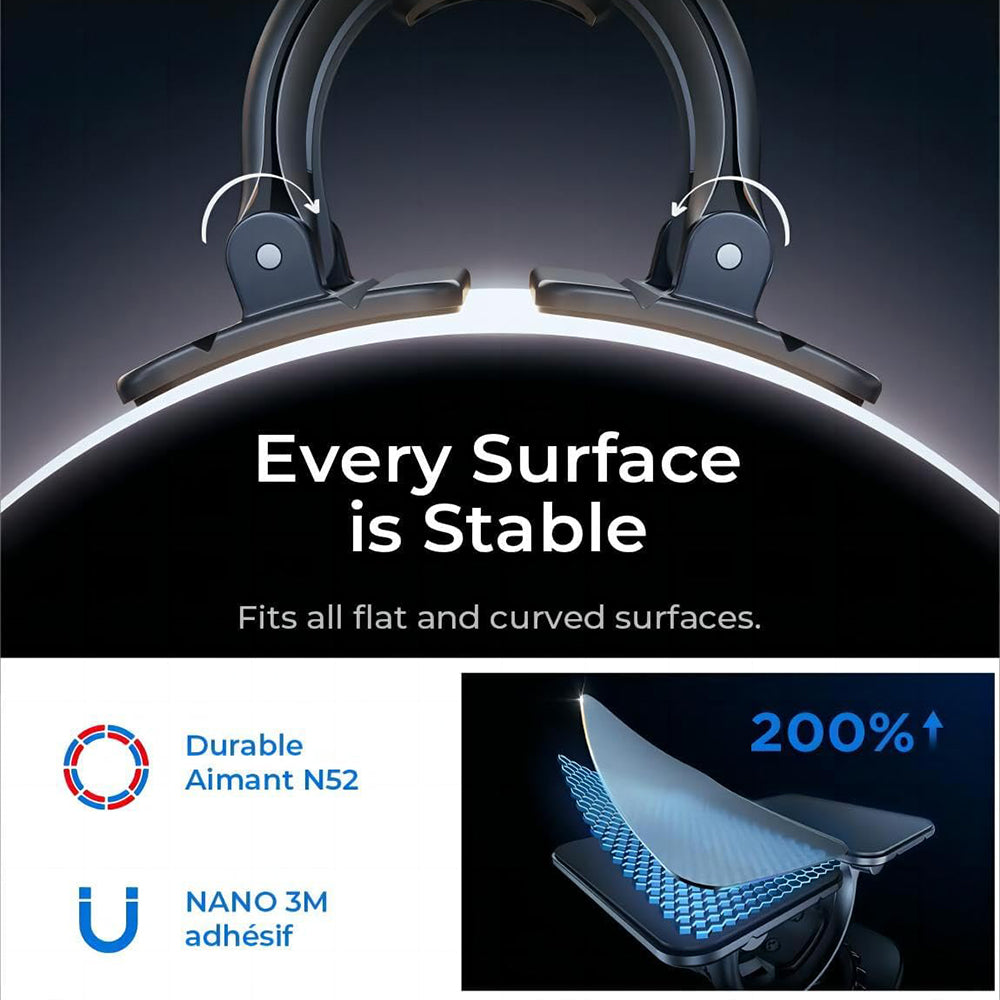 Μαγνητική Βάση Αυτοκινήτου Lisen, Παγκόσμια, Μαύρη YL0223110033