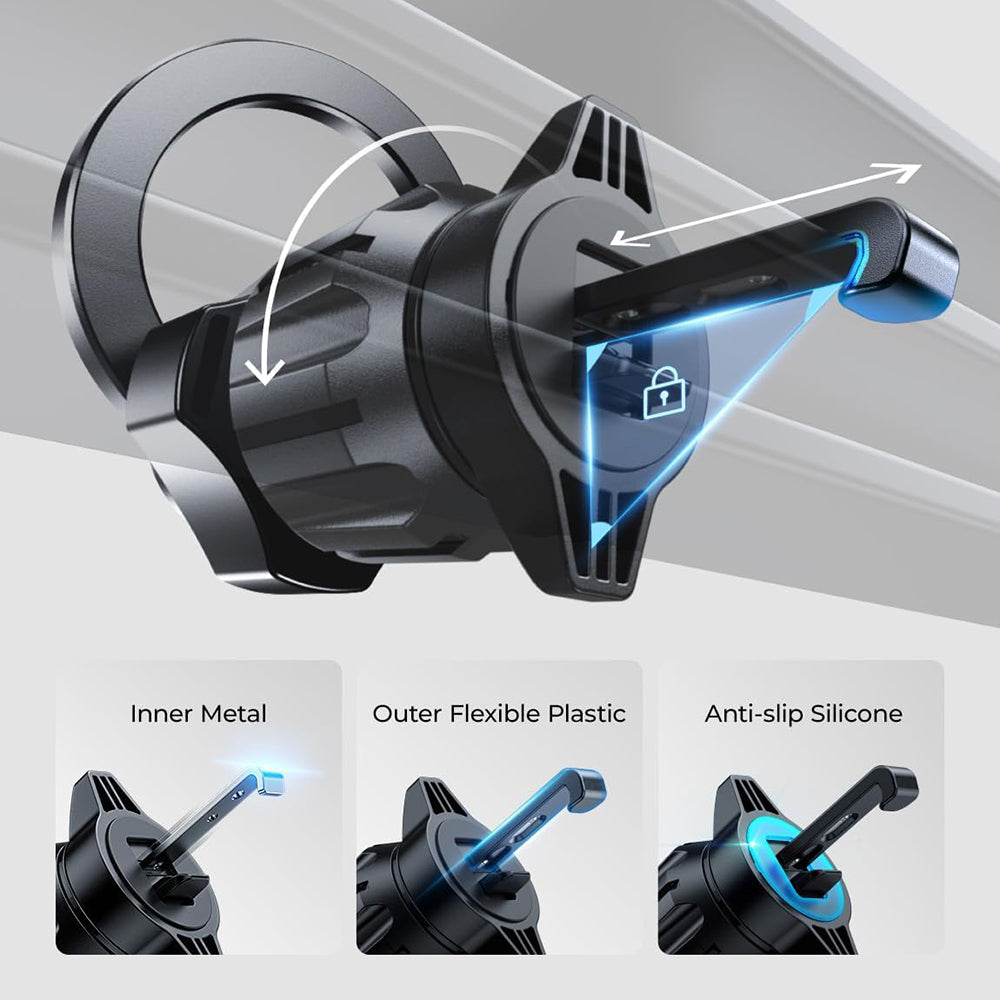 Μαγνητική Βάση Αυτοκινήτου Lisen, Παγκόσμια, Μαύρη YL0223110033